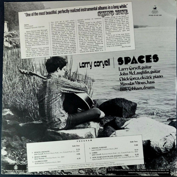 Larry Coryell : Spaces (LP, Album, RE)