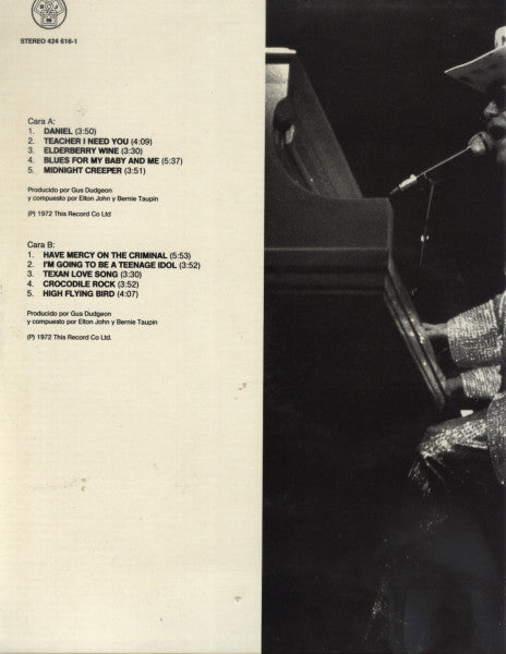Elton John : Don't Shoot Me I'm Only The Piano Player (LP, Album, RE)