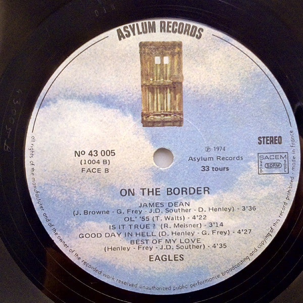 Eagles : On The Border (LP, Album)