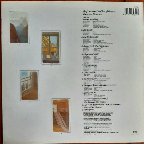Brian Eno : Before And After Science (LP, Album, RE)