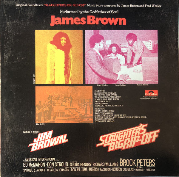 James Brown : Slaughter's Big Rip-Off (LP, Album, All)