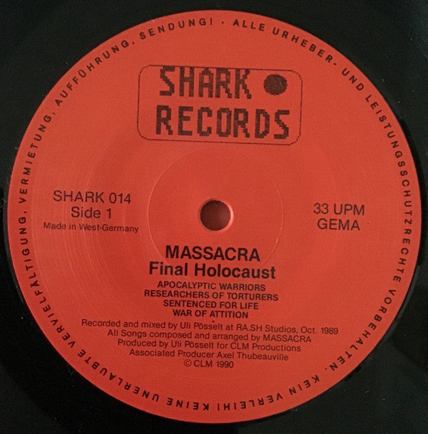 Massacra : Final Holocaust (LP, Album)
