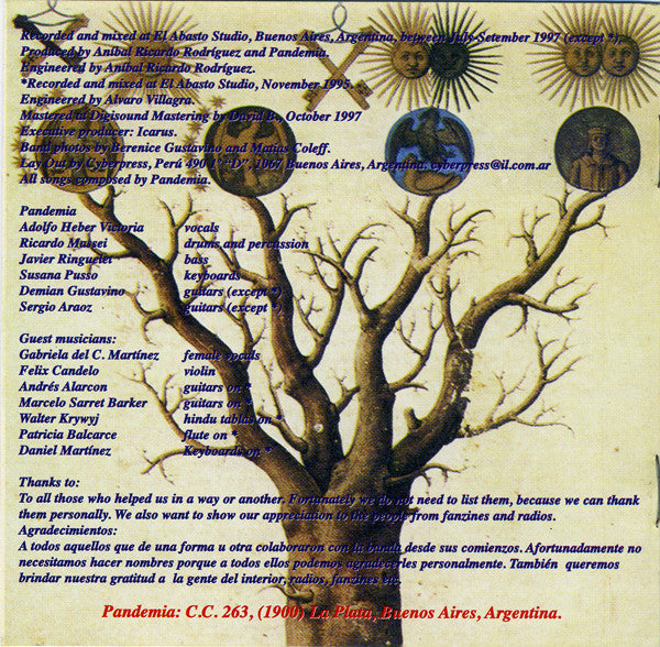 Pandemia (5) : Prana Sempiterno (CD, Album)