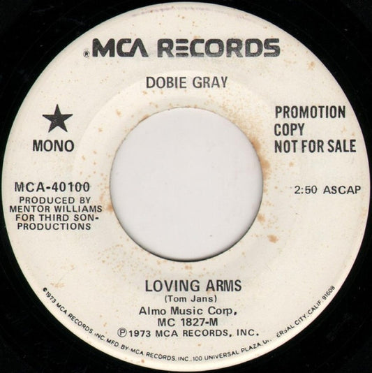 Dobie Gray : Loving Arms (7", Mono, Promo)