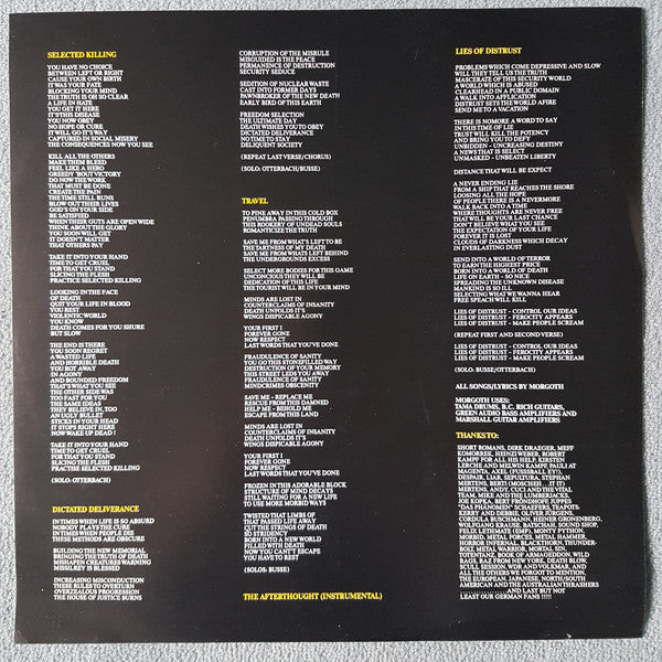 Morgoth : Resurrection Absurd (12", EP)