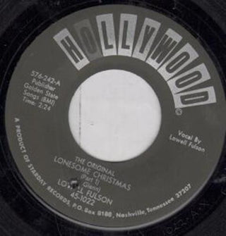 Lowell Fulson - The Original Lonesome Christmas (7") (Near Mint (NM or M-))