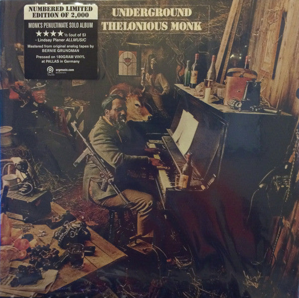 Thelonious Monk : Underground (LP, Album, Ltd, Num, RE, 180)