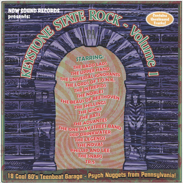 Various : Keystone State Rock - Volume 1 (18 Cool 60's Teenbeat Garage - Psych Nuggets From Pennsylvania!) (LP, Comp, Ltd, Bro)