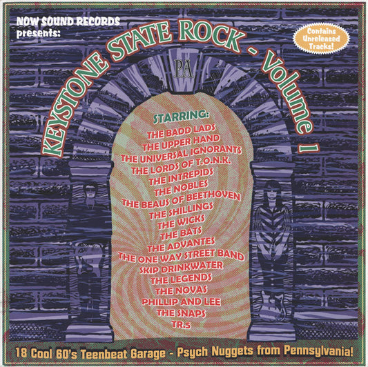 Various : Keystone State Rock - Volume 1 (18 Cool 60's Teenbeat Garage - Psych Nuggets From Pennsylvania!) (LP, Comp, Ltd, Bro)