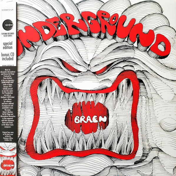 The Braen's Machine : Underground (LP + CD + Album, RE, RM, S/Edition)