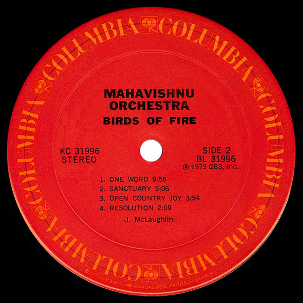Mahavishnu Orchestra : Birds Of Fire (LP, Album, Ter)