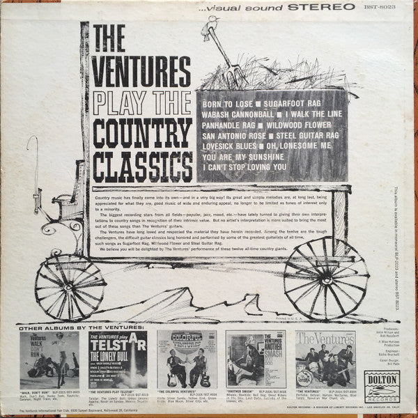 The Ventures : The Ventures Play The Country Classics (LP, Ind)