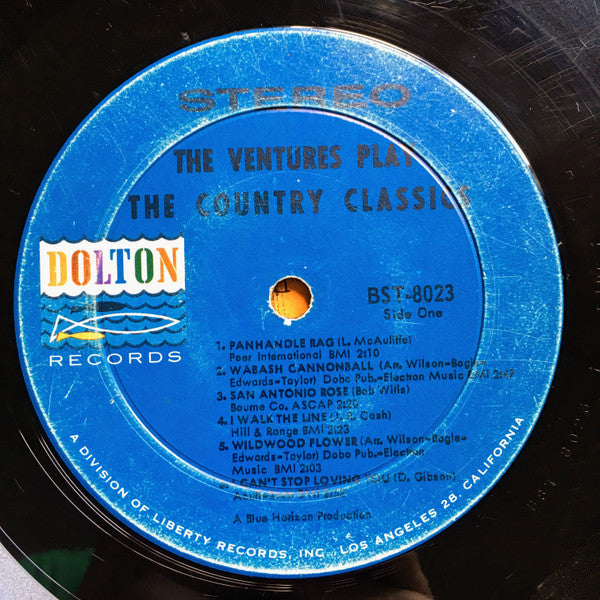 The Ventures : The Ventures Play The Country Classics (LP, Ind)