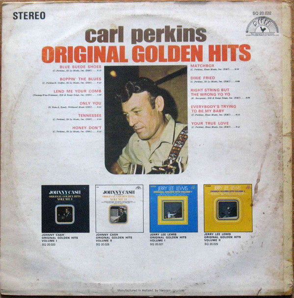 Carl Perkins : Original Golden Hits (LP, Comp)