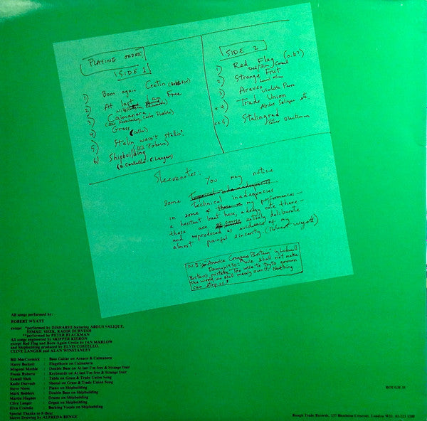 Robert Wyatt : Nothing Can Stop Us (LP, Comp, RE)