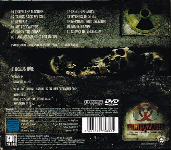 Arch Enemy : Doomsday Machine (CD, Album + DVD-V, Mini + Ltd, O-C)