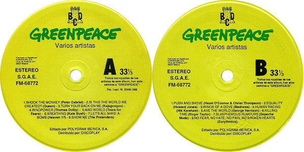 Various : Greenpeace (LP, Comp, Gat)