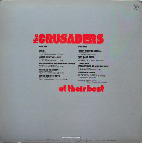 The Crusaders : At Their Best (LP, Comp)