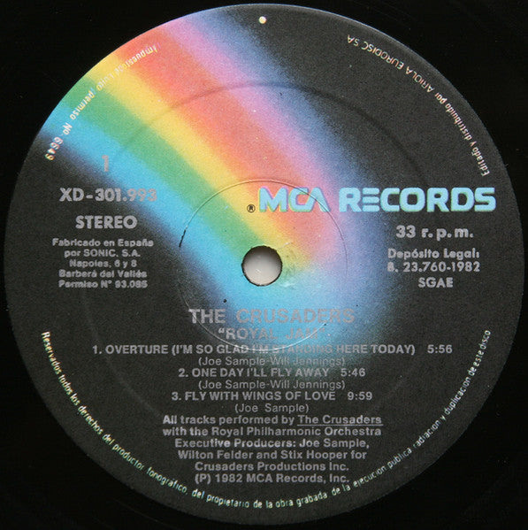 The Crusaders With B.B. King And The Royal Philharmonic Orchestra : Royal Jam (Recorded Live At The Royal Festival Hall, London) (2xLP, Album, Gat)