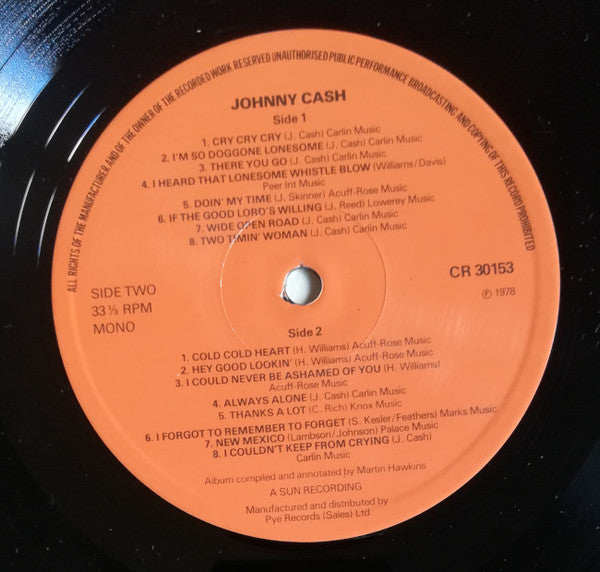 Johnny Cash : Sun Sound Special: Johnny Cash (LP, Comp, Mono)