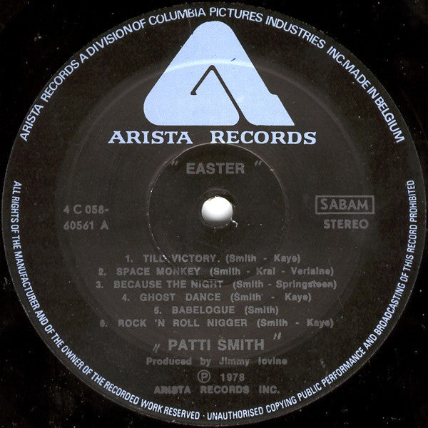 Patti Smith Group : Easter (LP, Album)