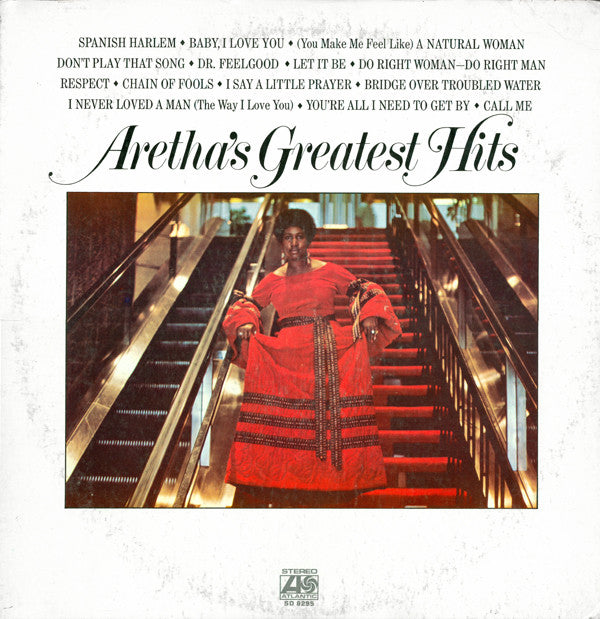 Aretha Franklin : Aretha's Greatest Hits (LP, Comp, Club, CRC)