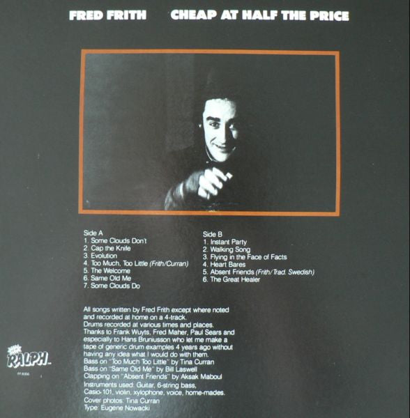 Fred Frith : Cheap At Half The Price (LP, Album)