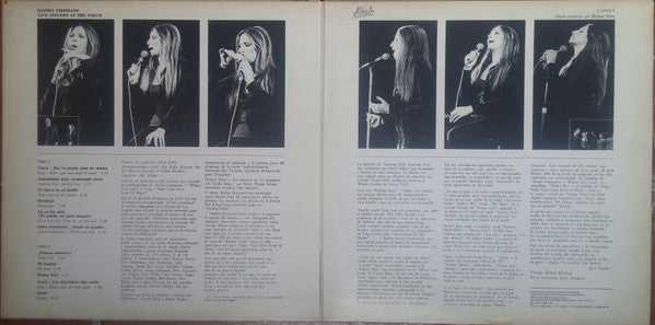 Barbra Streisand : Live Concert At The Forum (LP, Album, Gat)