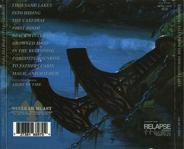 Amorphis : Tales From The Thousand Lakes (CD, Album, Ltd, Dig)