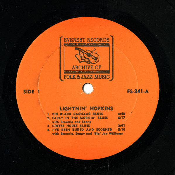 Lightnin' Hopkins : Lightnin' Hopkins (LP, Comp)