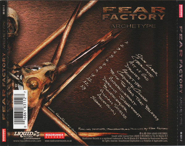 Fear Factory : Archetype (CD, Album)