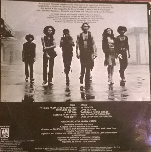 Various : The Warriors - Los Amos De La Noche (Original Motion Picture Soundtrack) (LP, Album)