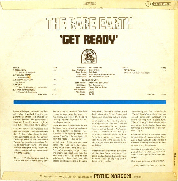 Rare Earth : Get Ready (LP, Album)
