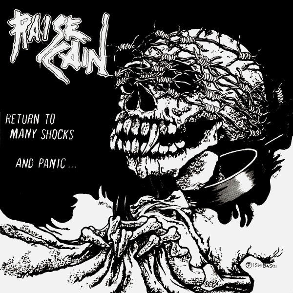 Raise Cain : Return To Many Shocks And Panic ... (7", EP, Ltd, Num, Blu)