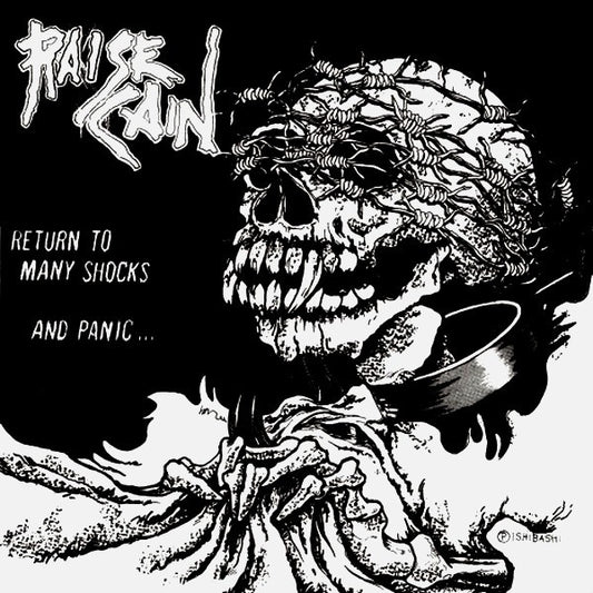 Raise Cain : Return To Many Shocks And Panic ... (7", EP, Ltd, Num, Blu)