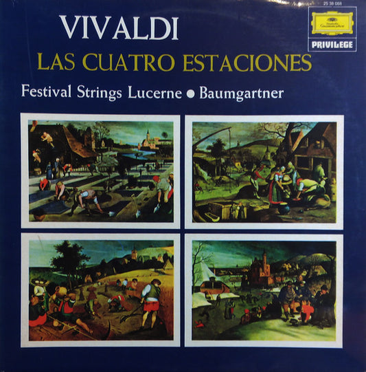 Antonio Vivaldi - Festival Strings Lucerne, Rudolf Baumgartner : Las Cuatro Estaciones (LP)