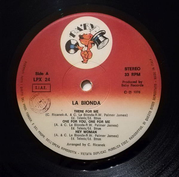 La Bionda : La Bionda (LP, Album, Gat)