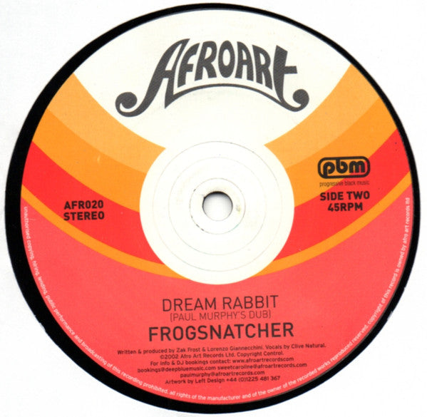 Frogsnatcher : Dream Rabbit (12")