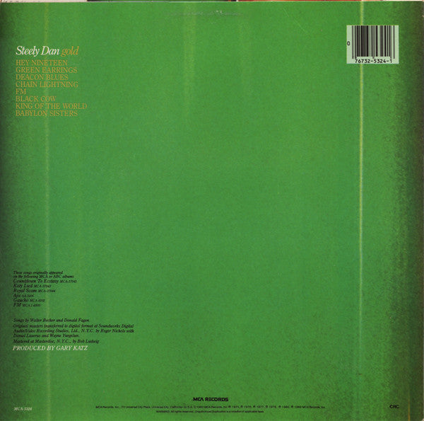 Steely Dan : Gold (LP, Comp, Club, CRC)