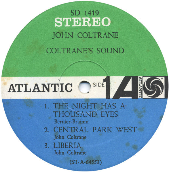 John Coltrane : Coltrane's Sound (LP, Album, Pre)