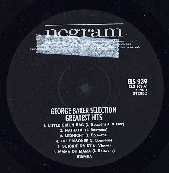 George Baker Selection : Greatest Hits (LP, Comp, Bla)