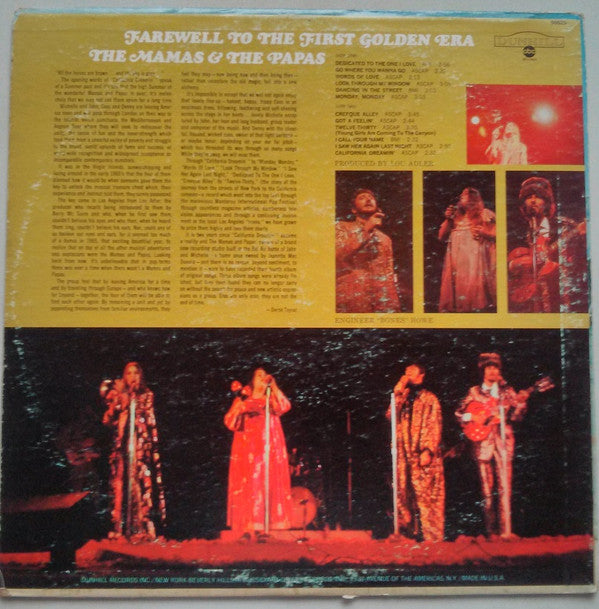 The Mamas & The Papas : Farewell To The First Golden Era (LP, Comp, RE)