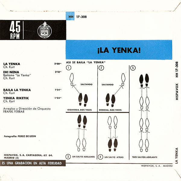 Johnny & Charley : La Yenka (7", EP)