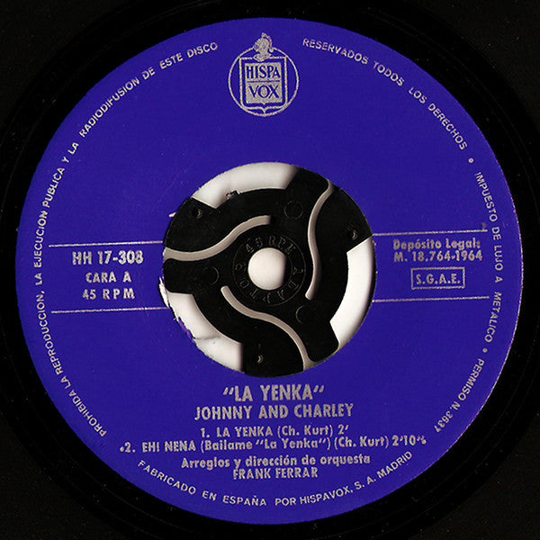 Johnny & Charley : La Yenka (7", EP)