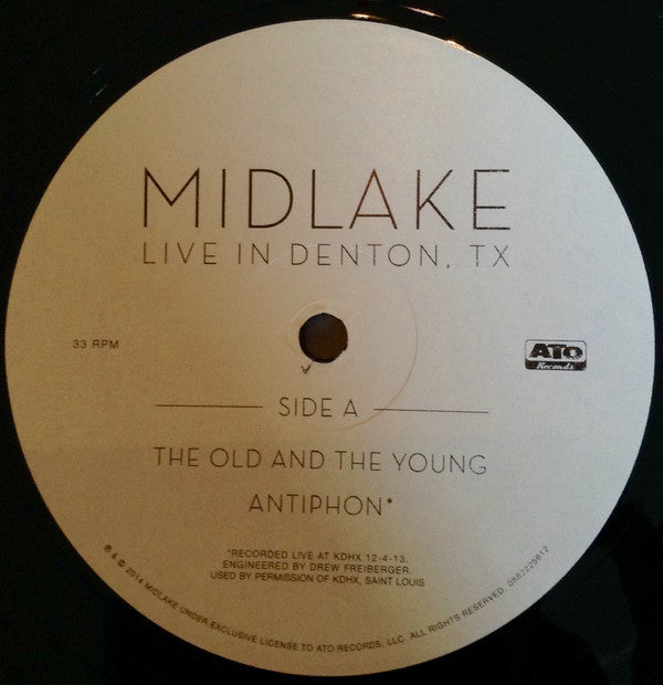 Midlake : Live In Denton, TX (12", RSD, Ltd, Gat + DVD)