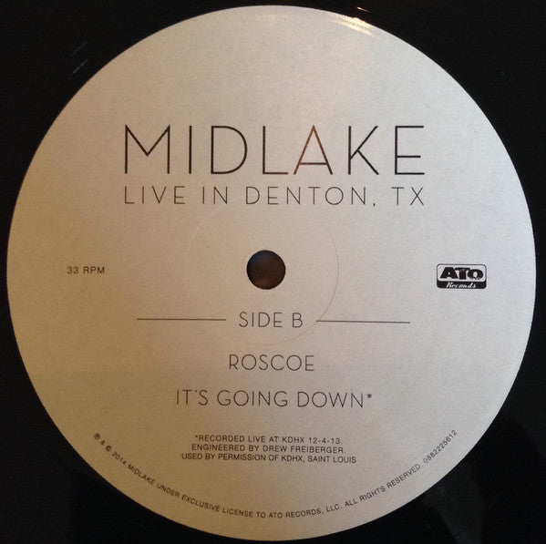 Midlake : Live In Denton, TX (12", RSD, Ltd, Gat + DVD)