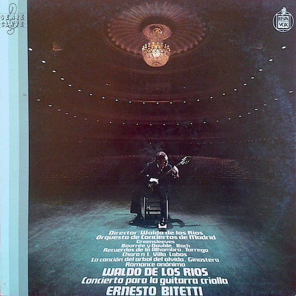 Ernesto Bitetti, Waldo De Los Rios : Concierto Para La Guitarra Criolla (LP, Album, RE)