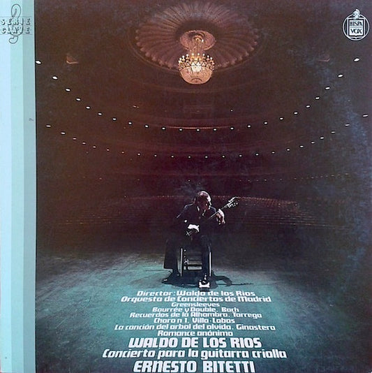 Ernesto Bitetti, Waldo De Los Rios : Concierto Para La Guitarra Criolla (LP, Album, RE)