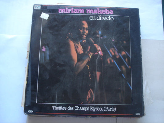 Miriam Makeba : En Directo - Theatre Des Champs Elysees (Paris) (LP, Album)