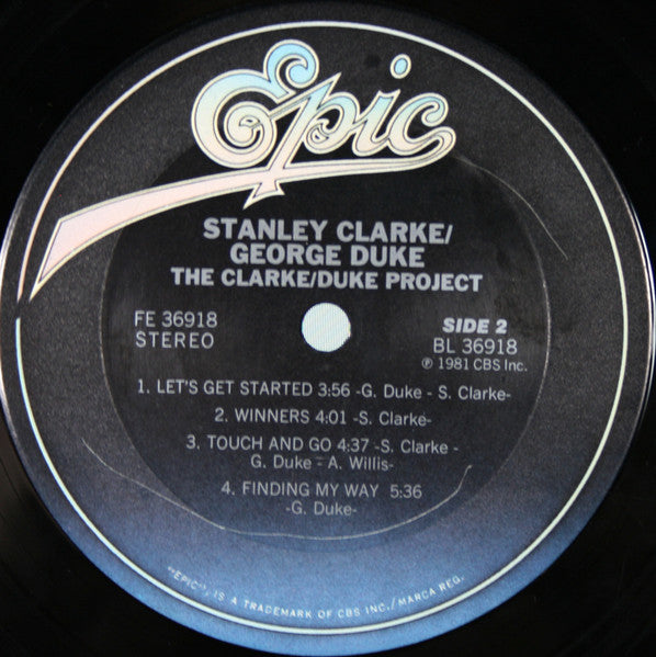 Stanley Clarke/George Duke : The Clarke / Duke Project (LP, Album, Ter)